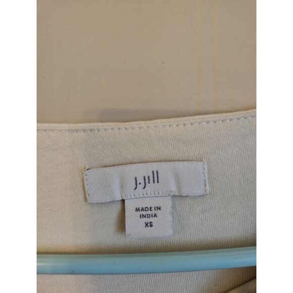 J. Jill Womens Embroidered Tunic Top Blouse Sz Xs Boho Cotton Blend - Picture 5 of 7